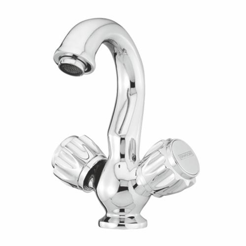 Centre Hole Basin Mixer Chrome